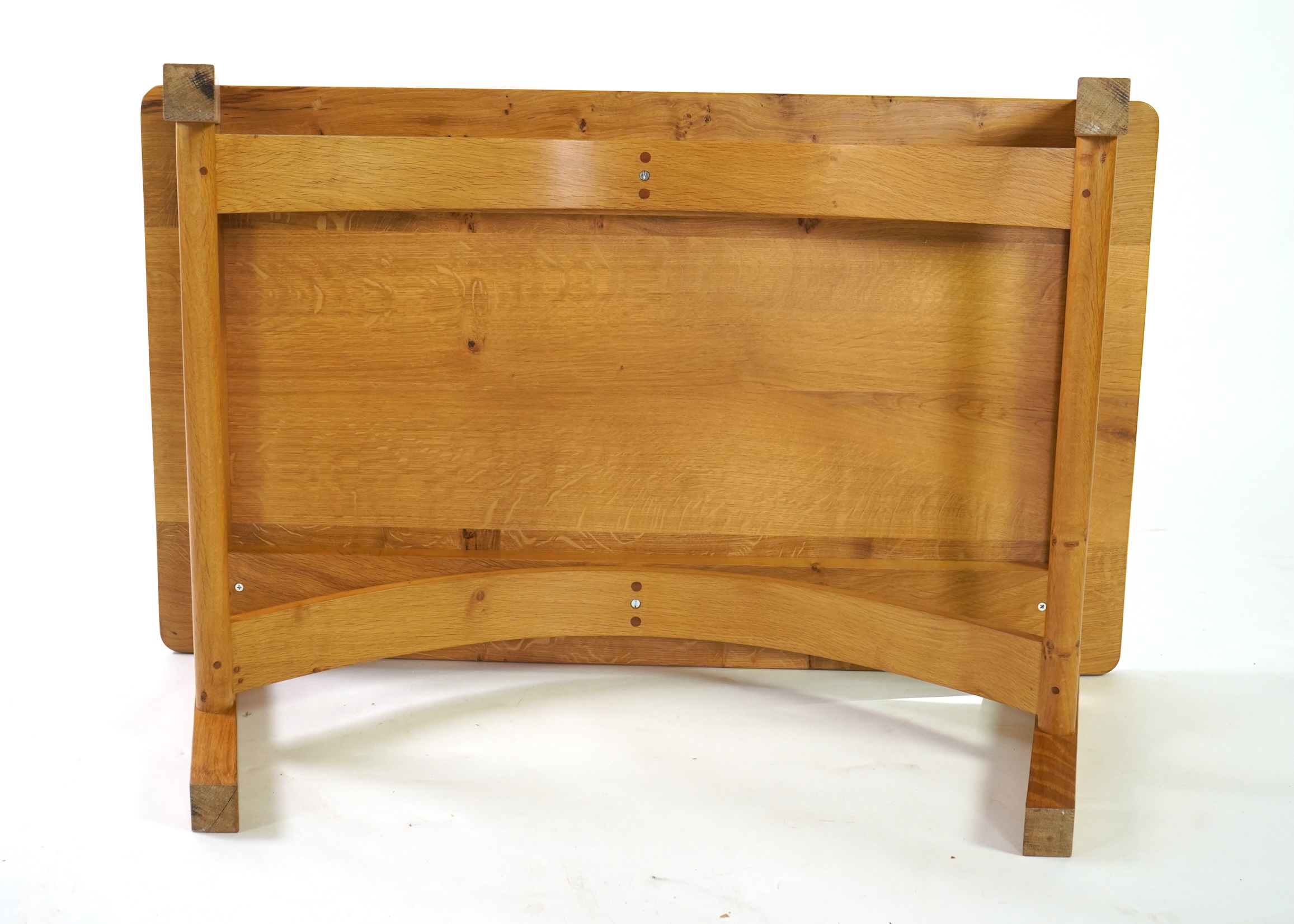 Andrew Hague, The Sussex Guild: A contemporary rectangular oak coffee table